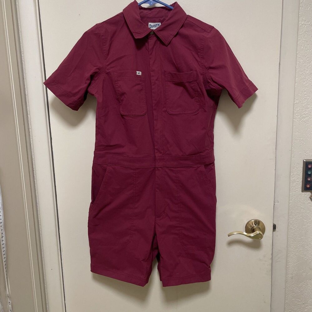 Duluth Trading Heirloom Gardening Coverall Shorts Maroon M